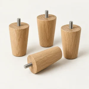 Short wooden legs